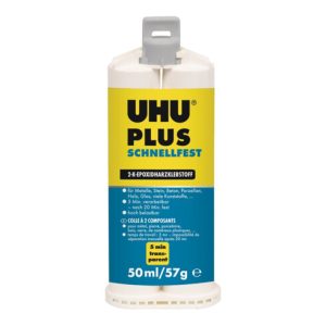 2Komponentenkleber 57g Kartusche UHU plus schnellfest UHU
