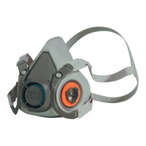 3M Atemschutzhalbmaske 6200, Serie 6000, ohne Filter, Vier-Punkt-Bebänderung mit Kopfbügel 3M Atemschutzhalbmaske 6200, Serie 6000, ohne Filter, Vier-Punkt-Bebänderung mit Kopfbügel