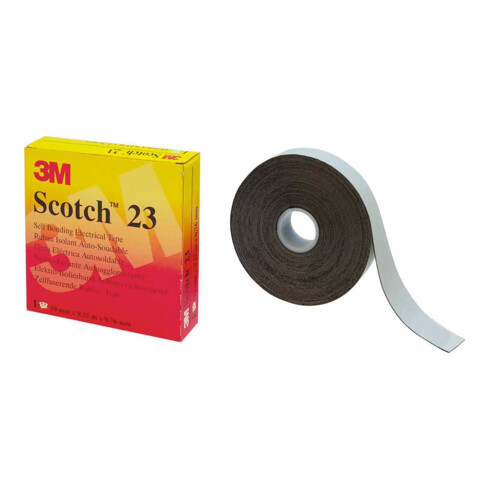3M Deutschland Isolierband Kautschuk 19mmx9,15m,selbstv. Scotch 23 19x9,15