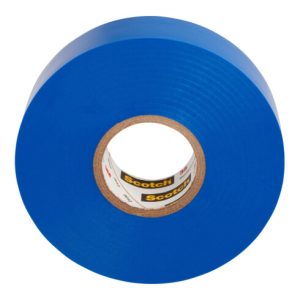 3M Deutschland PVC Elektro-Isolierband 19 mm x 20 m, blau Scotch 35 19×20 bl