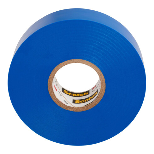3M Deutschland PVC Elektro-Isolierband 19 mm x 20 m, blau Scotch 35 19x20 bl