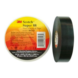 3M Deutschland PVC Elektro-Isolierband 19mm x6m sw ScotchSuper88 19×6