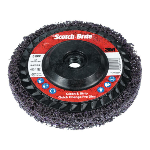3M Grobreinigungsscheibe (SiC), XT-RD PRO, Scheiben-⌀ 125 mm