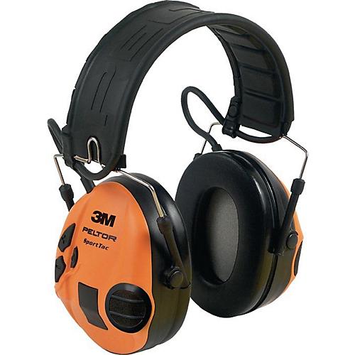 3M Kapselgehörschutz PELTOR SportTac, Jagdsport, EN 352-1, SNR 26 dB, Audioeingang, orange/grün