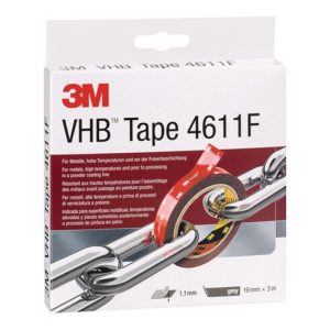 3M Montageband VHB Tape 4611F 19 mm x 3 m Rolle grau 3M Montageband VHB Tape 4611F 19 mm x 3 m Rolle grau