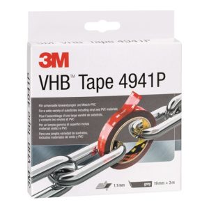 3M Montageband VHB Tape 4941F 19 mm x 3 m Rolle grau 3M Montageband VHB Tape 4941F 19 mm x 3 m Rolle grau