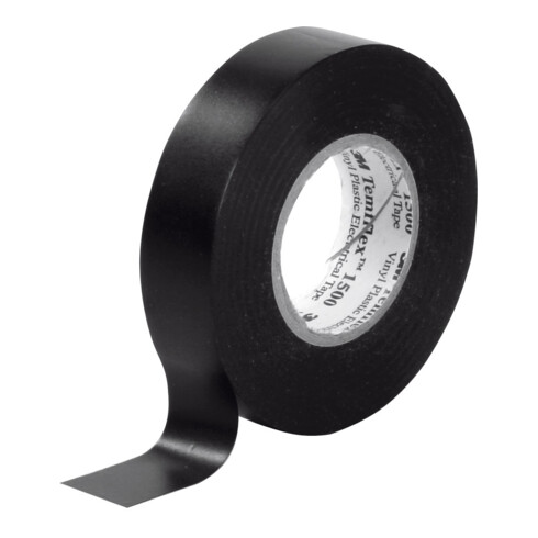 3M Temflex 1500 PVC-Isolierband 19 mm×25 m BLACK