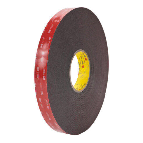 3M VHB Klebeband, schwarz, BreitexLänge: 19X33 mmxm, Stärke 1,6 mm