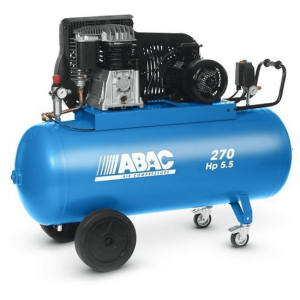 ABAC B5900B 270 CT5,5 – Dreiphasiger elektrischer riemengetriebener Luftkompressor – Motor 5.5 PS – 270 Liter ABAC B5900B 270 CT5,5 – Dreiphasiger elektrischer riemengetriebener Luftkompressor – Motor 5.5 PS – 270 Liter