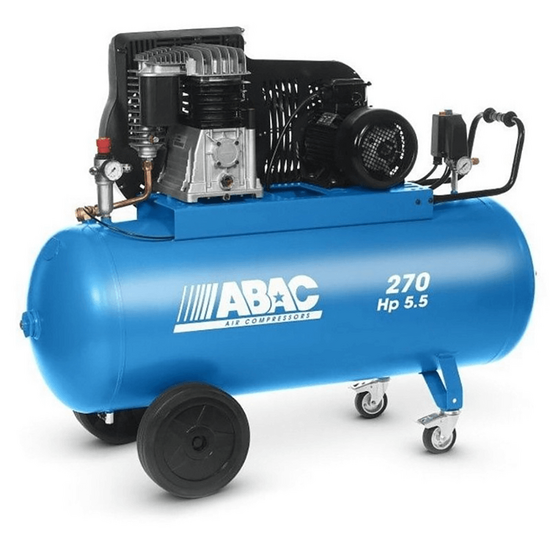 ABAC B5900B 270 CT5,5 - Dreiphasiger elektrischer riemengetriebener Luftkompressor - Motor 5.5 PS - 270 Liter