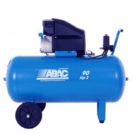 Abac Estoril L30P – Fahrbarer Elektroluftkompressor – 3-PS-Motor – 90 Liter
