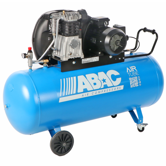 ABAC EXP A49B 270 CT5,5 – Drehstrombetriebener Elektroluftkompressor mit Riemenantrieb – 5,5-PS-Motor – 270 Liter