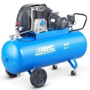 ABAC LINE A39 200 CT3 – Dreiphasiger elektrischer Luftkompressor mit Riemenantrieb – Motor 3 PS – 200 Liter