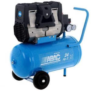 ABAC POLE POSITION OS20P – Schallgedämpfter, ölfreier, einphasiger elektrischer Luftkompressor – Motor 2 HP – 24 Liter ABAC POLE POSITION OS20P – Schallgedämpfter, ölfreier, einphasiger elektrischer Luftkompressor – Motor 2 HP – 24 Liter