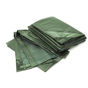Abdeckplane, Standard, 10 x 15 m, grün Abdeckplane, Standard, 10 x 15 m, grün