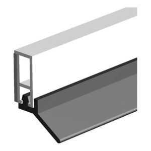Abdichtungsschiene PTS-UL-ZK L.2100mm B.6mm selbstkl.Ku.blk weiß Abdichtungsschiene PTS-UL-ZK L.2100mm B.6mm selbstkl.Ku.blk weiß
