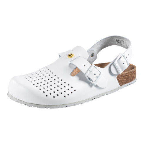 Abeba Berufsschuh Clog weiß 4050, OB, EU-Schuhgröße: 44