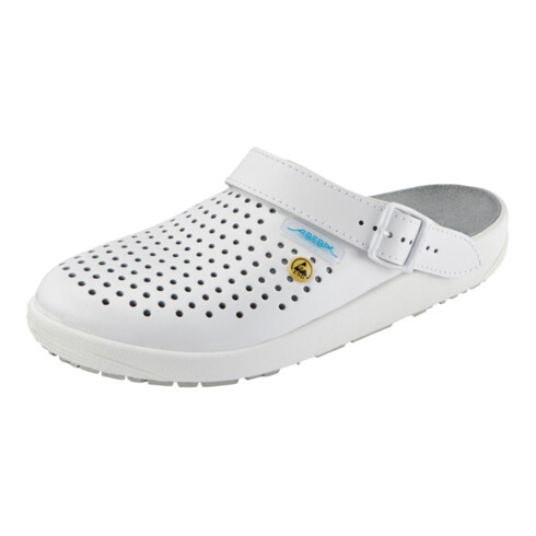 Abeba Berufsschuh Clog weiß 5300, OB, EU-Schuhgröße: 42