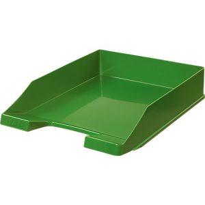 Ablagekorb HAN Klassik, für Format A4/C4, mit Beschriftungsfeld, stapelbar, B 255 x T 348 x H 65 mm, Kunststoff, grün, 10 Stück Ablagekorb HAN Klassik, für Format A4/C4, mit Beschriftungsfeld, stapelbar, B 255 x T 348 x H 65 mm, Kunststoff, grün, 10 Stück