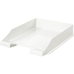 Ablagekorb HAN Klassik, für Format A4/C4, mit Beschriftungsfeld, stapelbar, B 255 x T 348 x H 65 mm, Kunststoff, weiß 10 Stück Ablagekorb HAN Klassik, für Format A4/C4, mit Beschriftungsfeld, stapelbar, B 255 x T 348 x H 65 mm, Kunststoff, weiß 10 Stück