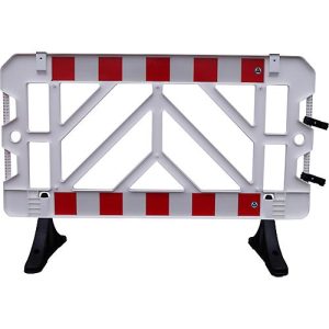 Absperrgitter 2er Set, 1000 x 1500 mm, weiß-rot Absperrgitter 2er Set, 1000 x 1500 mm, weiß-rot