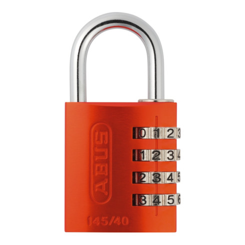 ABUS Zahlenschloss 145/40 orange mit EAN