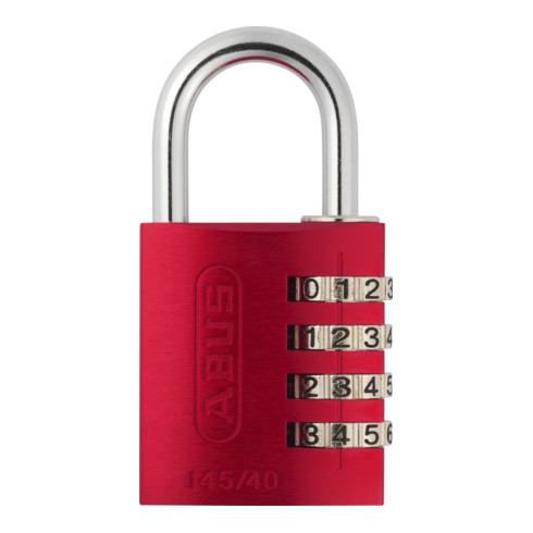 ABUS Zahlenschloss 145/40 rot mit EAN