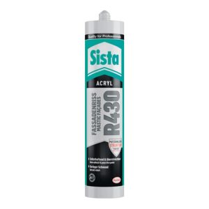 Acryl R430 Fassadenriss 300 ml altweiß Kartusche SISTA Acryl R430 Fassadenriss 300 ml altweiß Kartusche SISTA