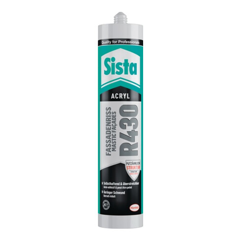 Acryl R430 Fassadenriss 300 ml altweiß Kartusche SISTA