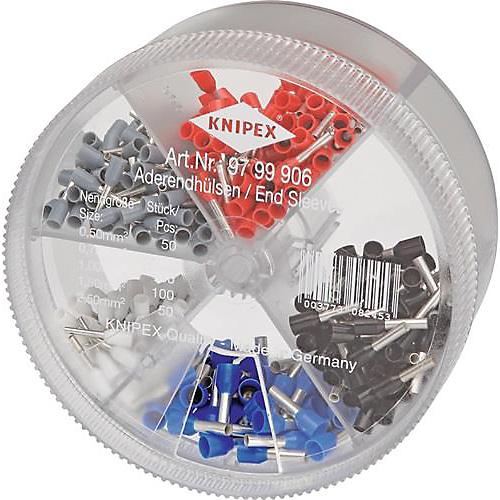 Aderendhülsenbox 400-tlg.0,5-2,5 mm2 Ku.-Box KNIPEX