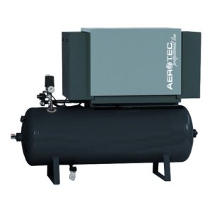 Aerotec Industrie Kompressor CK 20-10/270 Liter SILENT liegend V – 1 stufig ÖLFR