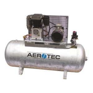 Aerotec N59-270 Z PRO liegend – 400 Volt verzinkt Kompressor ölgeschmiert
