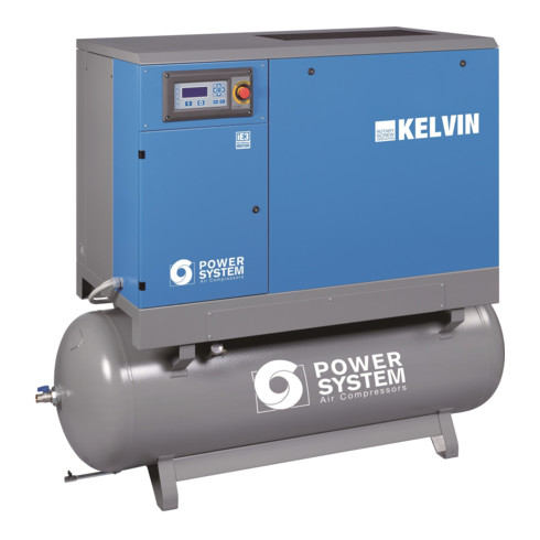 Aerotec Schraubenkompressor KELVIN 22-10 500L Tank mit Trockner