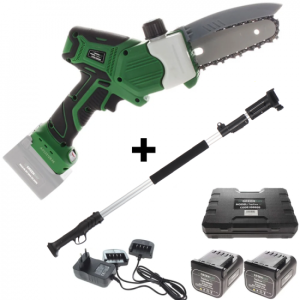 Akku-Astkettensäge GreenBay TopSaw 5C – mit 2 Akkus 16,8 V – 2 Ah Akku-Astkettensäge GreenBay TopSaw 5C – mit 2 Akkus 16,8 V – 2 Ah