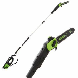 Akku-Astkettensäge Greenworks GD60PS 60V – mit Schultergurt und Teleskopschaft – Batterie 2A Akku-Astkettensäge Greenworks GD60PS 60V – mit Schultergurt und Teleskopschaft – Batterie 2A
