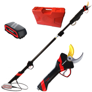 Akku-Baumschere Infaco F3020 mit festem Carbon-Verlängerungsschaft 227 cm – Standard Kit Ø 40 mm – Akku und Rucksack enthalten Akku-Baumschere Infaco F3020 mit festem Carbon-Verlängerungsschaft 227 cm – Standard Kit Ø 40 mm – Akku und Rucksack enthalten