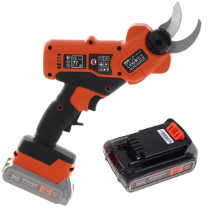 Akku-Gartenschere Black & Decker BCPP18D1-QW für die Baumpflege – Schneidleistung: – 25 mm – Akku 18 V- 2.0 Ah Akku-Gartenschere Black & Decker BCPP18D1-QW für die Baumpflege – Schneidleistung: – 25 mm – Akku 18 V- 2.0 Ah