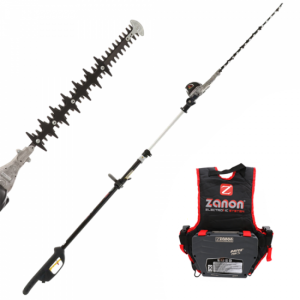 Akku-Heckenschere auf Teleskopstange Zanon Raptor 600 – Schwert 60 cm – 50.4V 6.4 Ah Akku-Heckenschere auf Teleskopstange Zanon Raptor 600 – Schwert 60 cm – 50.4V 6.4 Ah