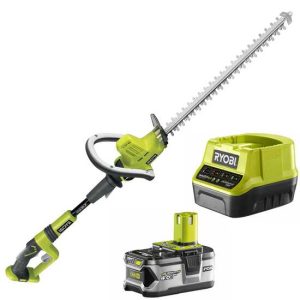 Akku-Heckenschere mit Teleskopschaft RYOBI OHT1850X – 18V – 4Ah – Messer von 50cm Akku-Heckenschere mit Teleskopschaft RYOBI OHT1850X – 18V – 4Ah – Messer von 50cm