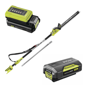 Akku-Heckenschere mit Teleskopschaft RYOBI RY36PHT50A-0 36V – 2Ah – Schwert 50 cm Akku-Heckenschere mit Teleskopschaft RYOBI RY36PHT50A-0 36V – 2Ah – Schwert 50 cm
