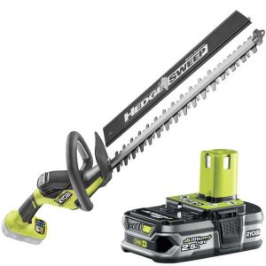 Akku-Heckenschere RYOBI RY18HT50A-125 – 18V – 2,5Ah – Schwert 50 cm – Schnittdurchmesser 24mm Akku-Heckenschere RYOBI RY18HT50A-125 – 18V – 2,5Ah – Schwert 50 cm – Schnittdurchmesser 24mm