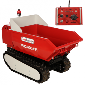 Akku Mini Raupendumper GeoTech-Pro TMD 400 HR mit Fernbedienung – mit hydraulischer Kippfunktion – 400 kg Akku Mini Raupendumper GeoTech-Pro TMD 400 HR mit Fernbedienung – mit hydraulischer Kippfunktion – 400 kg