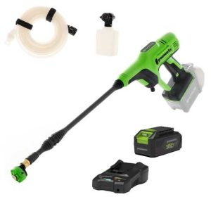 Akku-Mitteldruckreiniger Greenworks G24PWX – 24V – 4Ah Akku-Mitteldruckreiniger Greenworks G24PWX – 24V – 4Ah