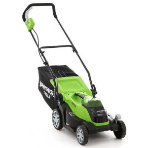 Akku Rasenmäher Greenworks G40LM35 40V – Schnittbreite 35 cm – Batterie 4Ah Akku Rasenmäher Greenworks G40LM35 40V – Schnittbreite 35 cm – Batterie 4Ah