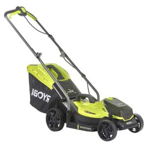 Akku-Rasenmäher RYOBI RLM18X33B40  – 18V – 4Ah – 35 Lt. Fangkorb – 33 cm Schnittbreite