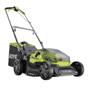 Akku Rasenmäher RYOBI RY18LM37A-140 – 18V – 4Ah – 45 l Fangkorb – Schnittbreite 37 cm Akku Rasenmäher RYOBI RY18LM37A-140 – 18V – 4Ah – 45 l Fangkorb – Schnittbreite 37 cm