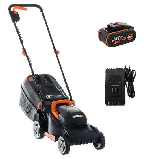 Akku-Rasenmäher WORX WG730E - 30 cm Schnittbreite - 20V - 4Ah