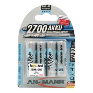 Akkuzelle Mignon 2700mAh 1,2V NiMH ANSMANN./Blister Akkuzelle Mignon 2700mAh 1,2V NiMH ANSMANN./Blister