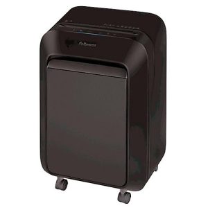 Aktenvernichter Fellowes® Powershred LX 210, Partikelschnitt 4 x 12 mm, P-4, 23 l, 16 Blatt Schnittleistung, mit Rollen, schwarz Aktenvernichter Fellowes® Powershred LX 210, Partikelschnitt 4 x 12 mm, P-4, 23 l, 16 Blatt Schnittleistung, mit Rollen, schwarz