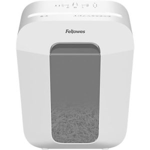 Aktenvernichter Fellowes® Powershred LX50, Partikelschnitt 4 x 37 mm, P-4, 17 l, 9 Blatt Schnittleistung, Sicherheitsstopp, weiß Aktenvernichter Fellowes® Powershred LX50, Partikelschnitt 4 x 37 mm, P-4, 17 l, 9 Blatt Schnittleistung, Sicherheitsstopp, weiß